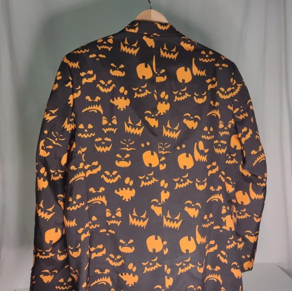Men's 2pc Jack O Lantern Suit - Picture 2 of 6